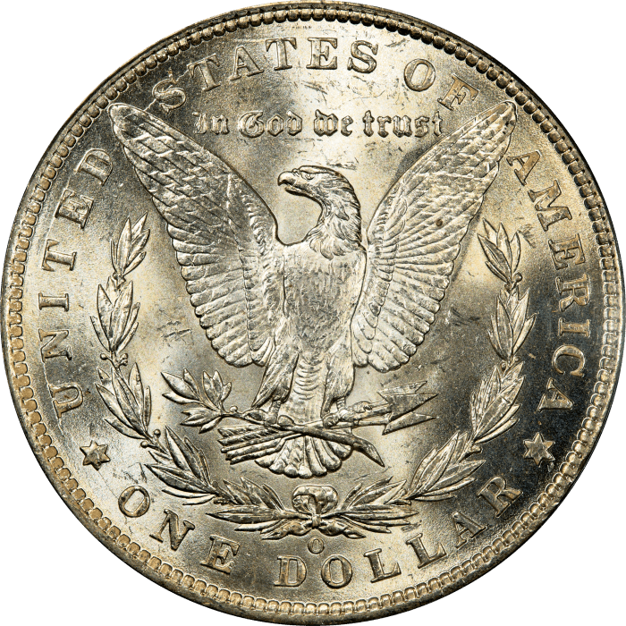 1900-O Morgan Dollar ($1) OGH Reverse Image