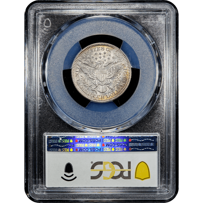 1901 Barber Quarter (25c) SLAB Image