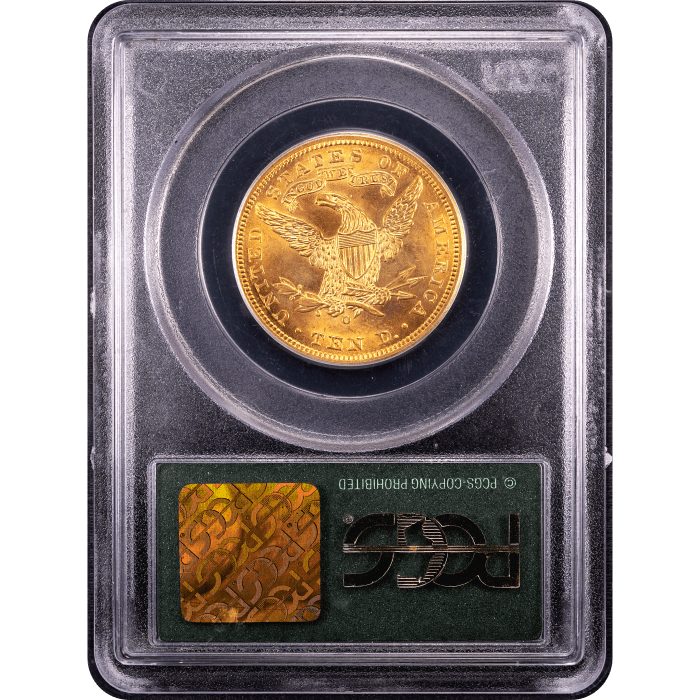 1901-O Gold Liberty Eagle ($10) OGH Reverse Slab Image