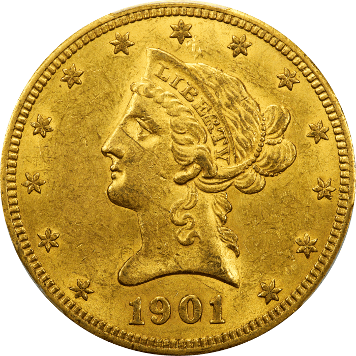 1901-O Liberty Gold Eagle ($10) OBVERSE Image
