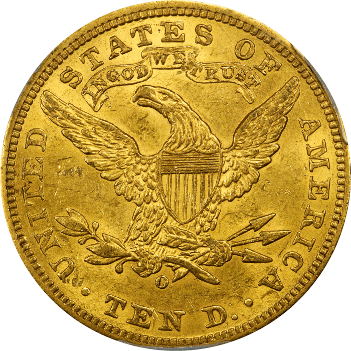 1901-O Liberty Gold Eagle ($10) REVERSE Image