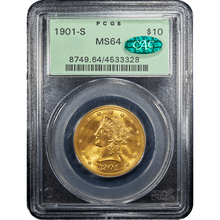 1901-S Liberty Gold Eagle ($10) OGH SLAB Image