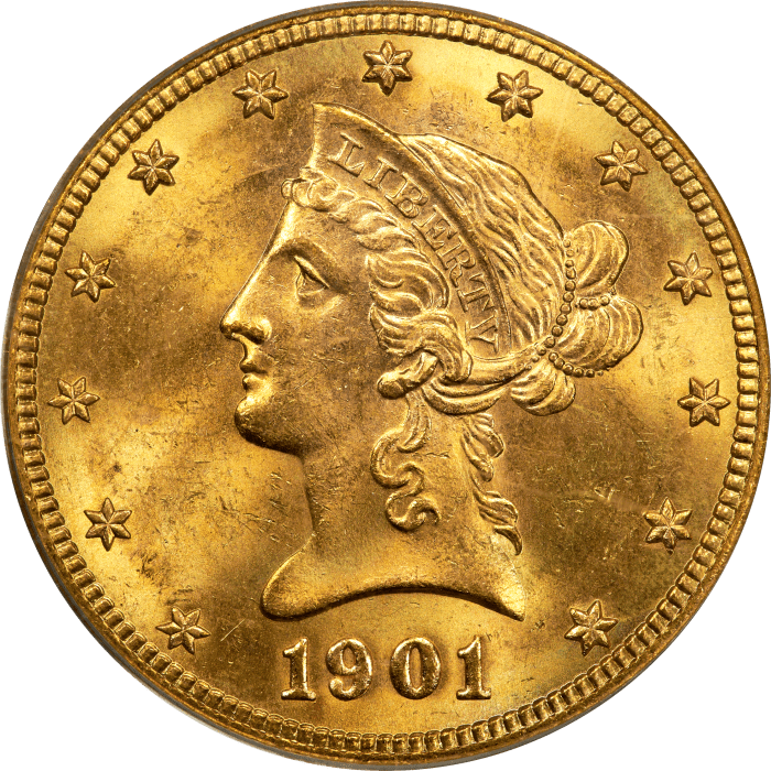 1901-S Liberty Gold Eagle ($10) OGH OBVERSE Image