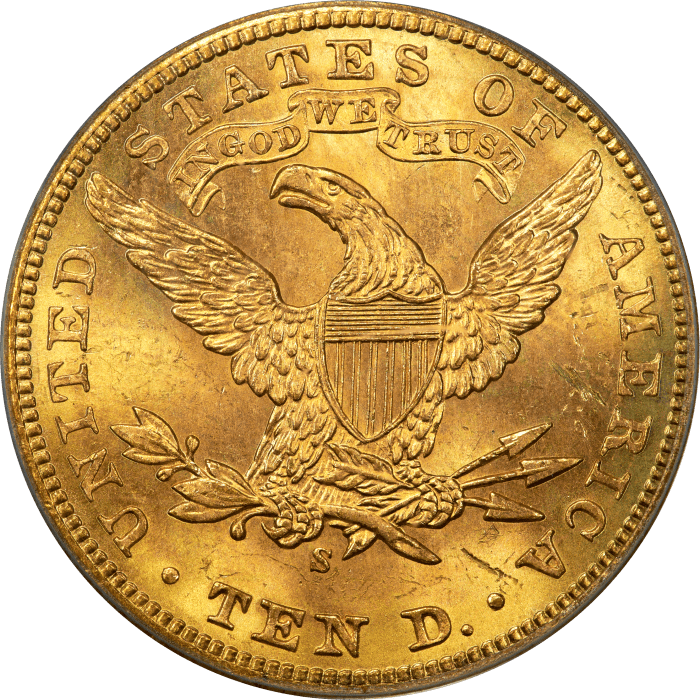 1901-S Liberty Gold Eagle ($10) OGH REVERSE Image