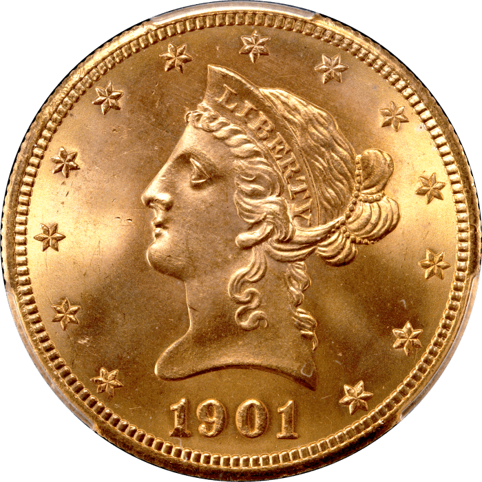1901-S Liberty Gold Eagle ($10) Obverse Image