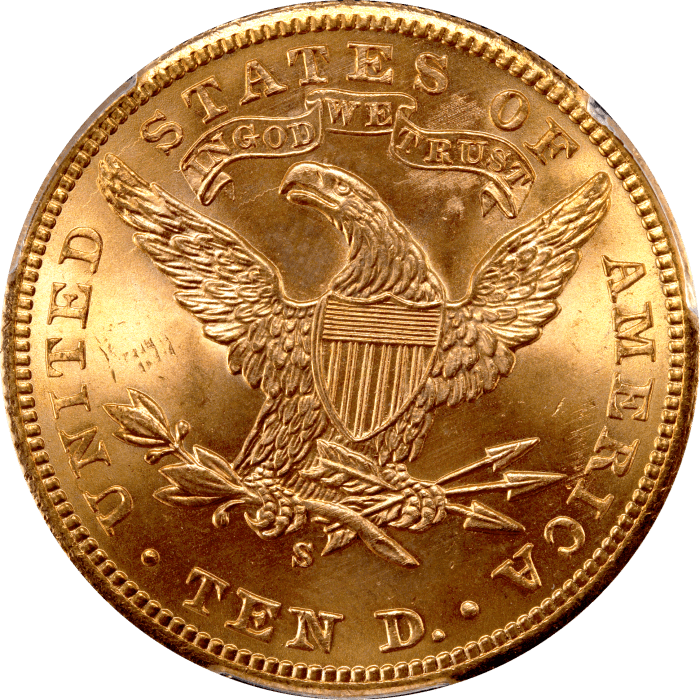 1901-S Liberty Gold Eagle ($10) Reverse Image