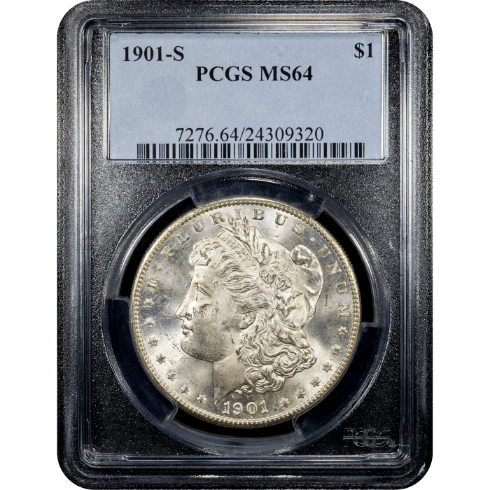 1901-S Morgan Dollar ($1) Obverse Slab Image