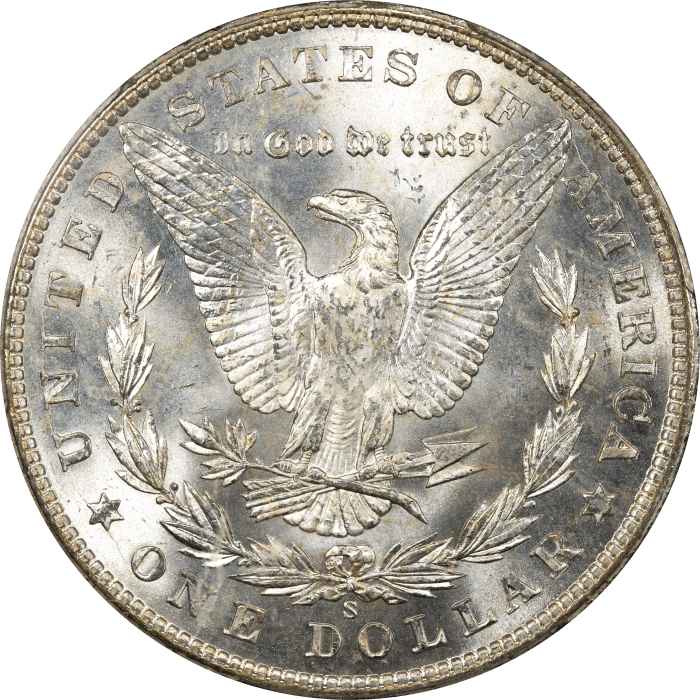 1901-S Morgan Dollar ($1) REVERSE Image