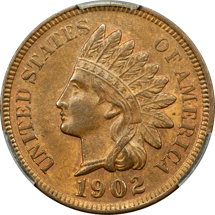 1902 Indian Cent (1c) OBVERSE Image