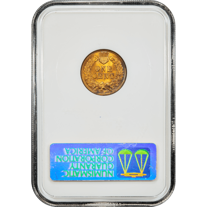 1902 Indian Cent (1c) SLAB Image