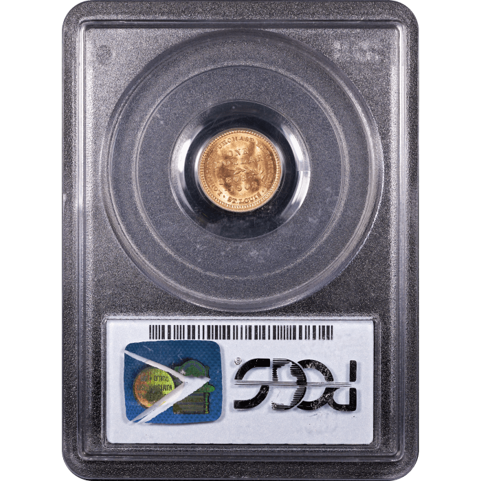 1903 LA Purchase Commemorative Gold Dollar (G$1) - Jefferson Reverse Slab Image