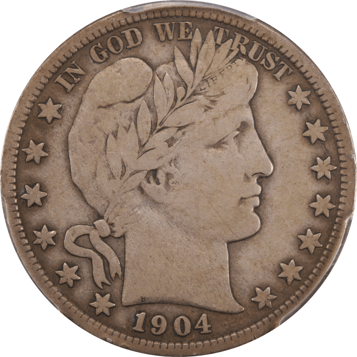 1904-S Barber Half Dollar (50c) Obverse Image