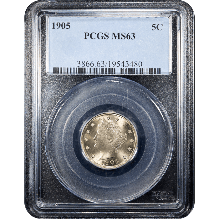 1905 Liberty Nickel (5c) SLAB Image