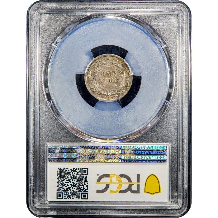 1905-O Barber Dime (10c) Micro O Reverse Slab Image