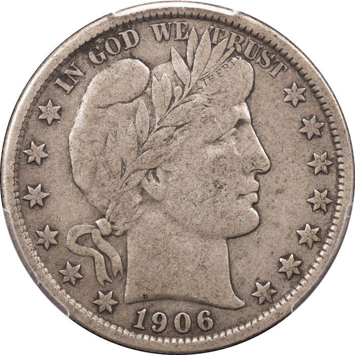 1906 Barber Half Dollar (50c) Obverse Image