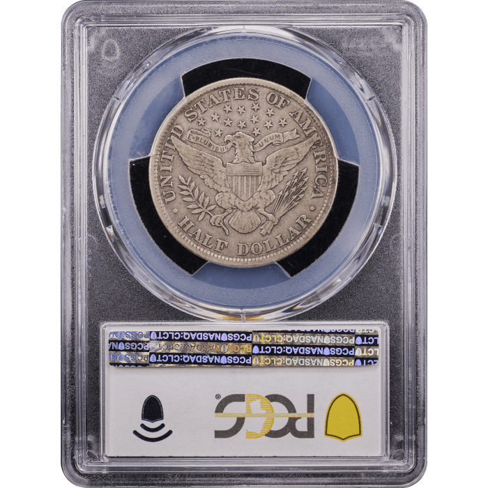 1906 Barber Half Dollar (50c) Reverse Slab Image