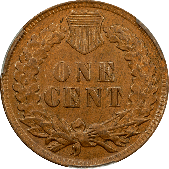 1906 Indian Cent (1c) Reverse Image