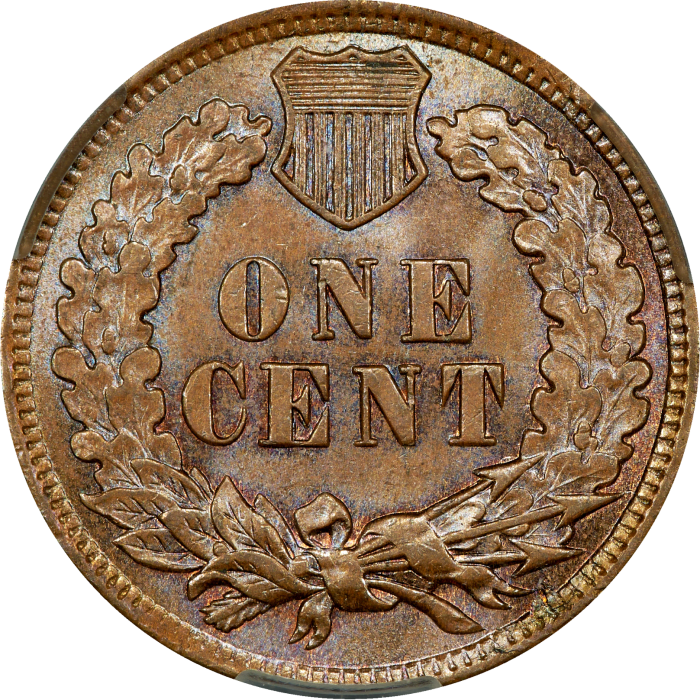 1906 Indian Cent (1c) Reverse Image