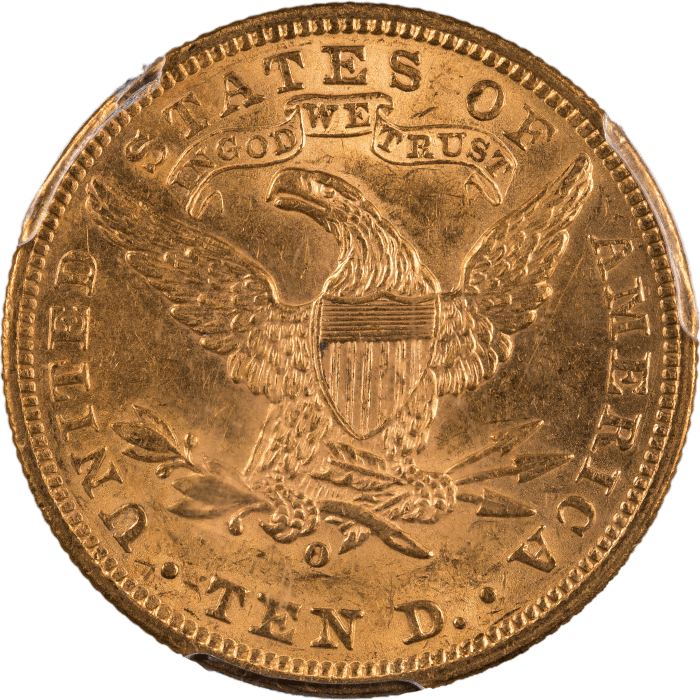 1906-O Liberty Eagle $10 Reverse Image