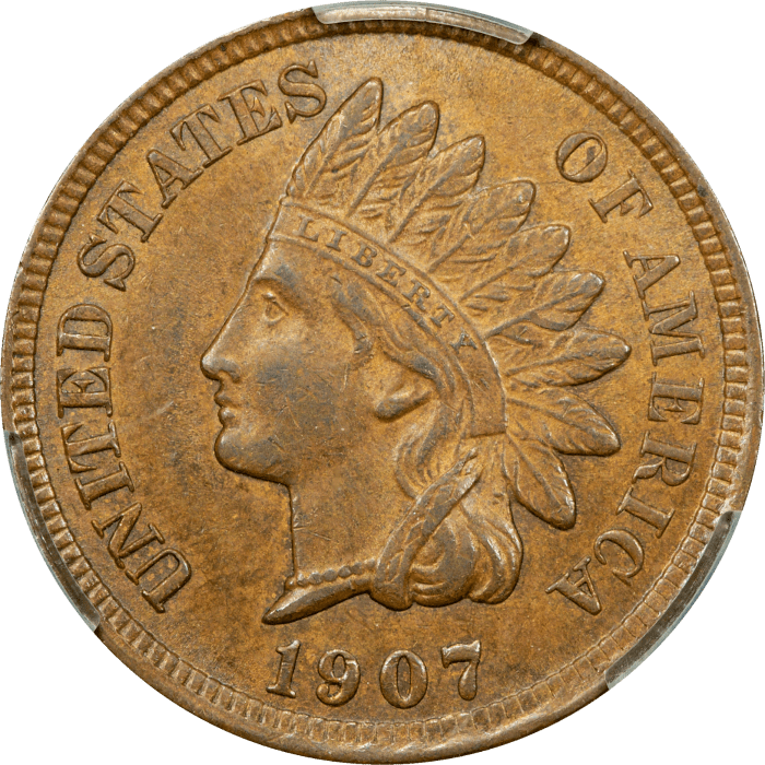 1907 Indian Cent (1c) Obverse Image