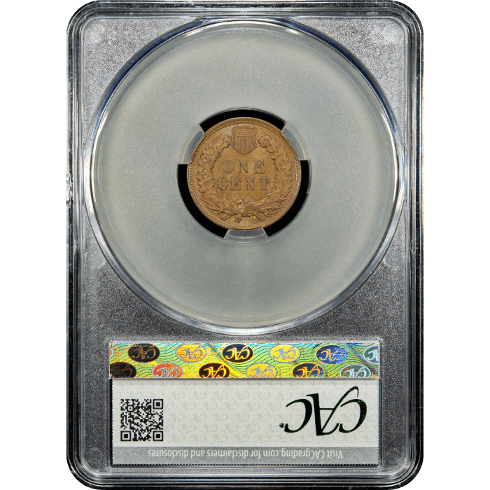 1907 Indian Cent (1c) Reverse Slab Image