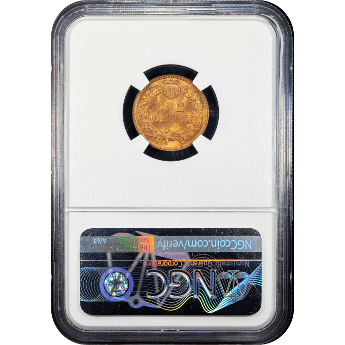 1907 Indian Cent (1c) Reverse Slab Image