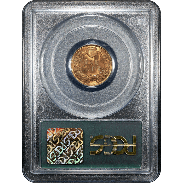 1907 Indian Cent (1c) OGH SLAB Image