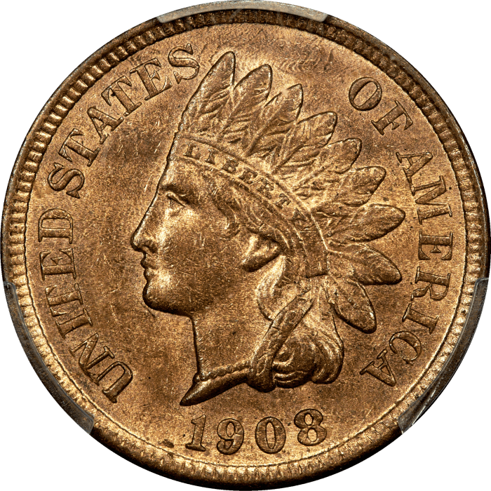1908-S Indian Cent (1c) Obverse Image