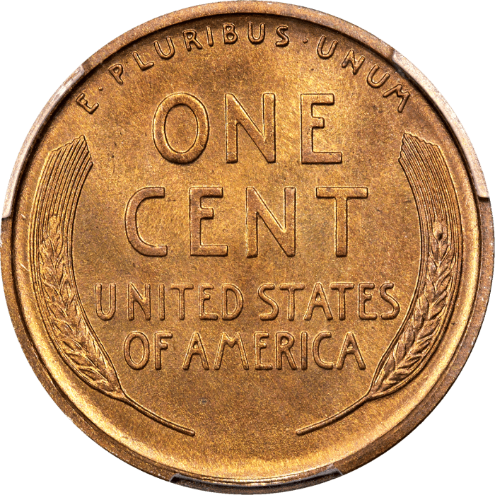 1909 Lincoln Cent (1c) Reverse Image