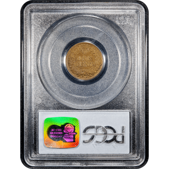 1909-S Indian Cent (1c) Reverse Slab Image