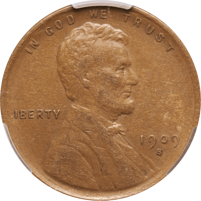 1909-S Lincoln Cent (1c) Obverse Image
