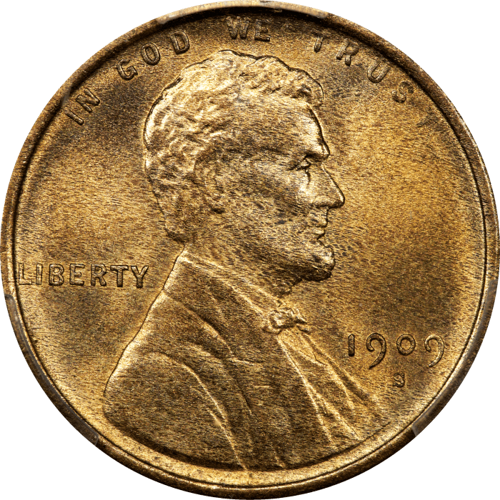 1909-S Lincoln Cent (1c) OBVERSE Image