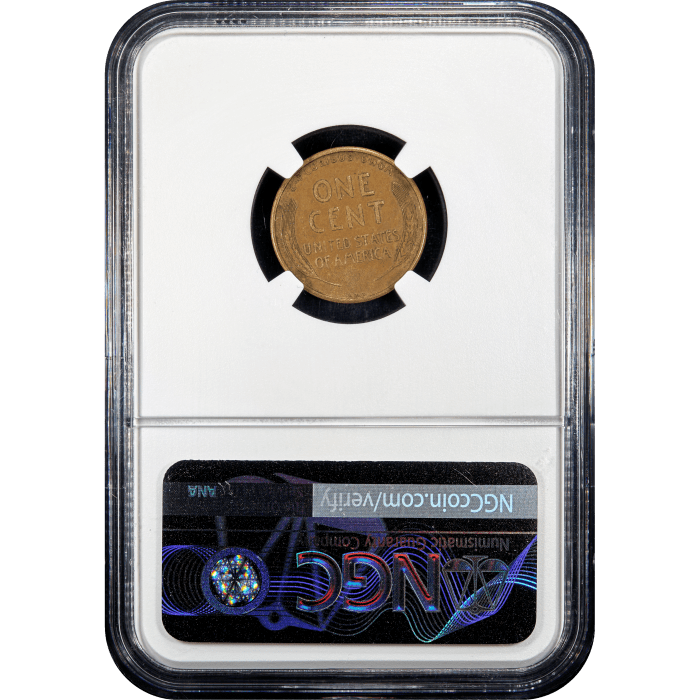 1909-S VDB Lincoln Cent (1c) Reverse Slab Image