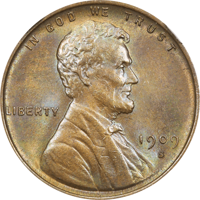 1909-S VDB Lincoln Cent (1c) Obverse Image