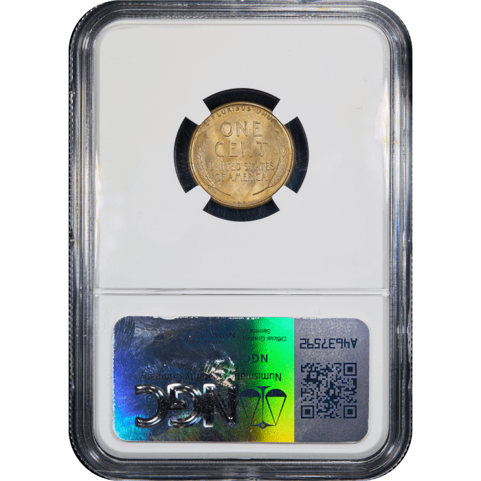 1909-S VDB Lincoln Cent (1c) Reverse Slab Image