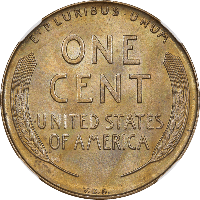 1909-S VDB Lincoln Cent (1c) Reverse Image