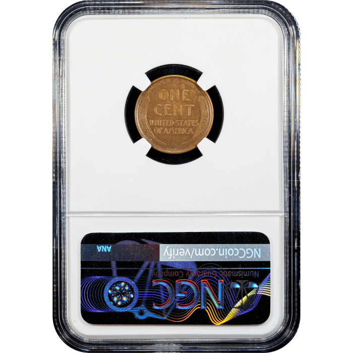 1909-S VDB Lincoln Cent (1c) Reverse Slab Image