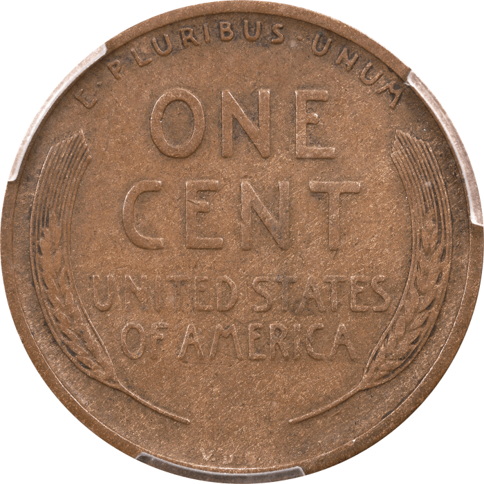1909-S VDB Lincoln Cent (1c) Reverse Image