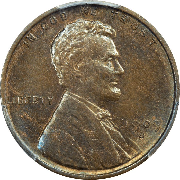1909-S VDB Lincoln Cent (1c) OBVERSE Image