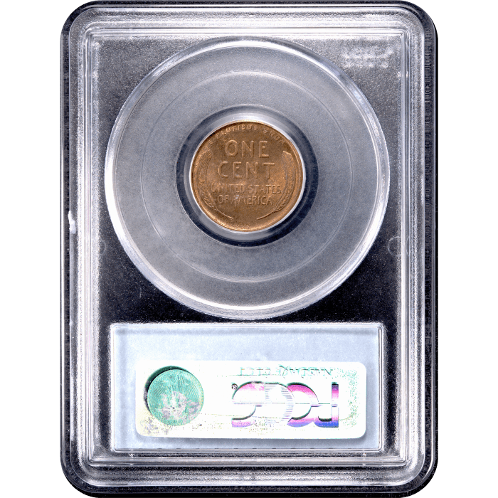 1909-S VDB Lincoln Cent (1c) Reverse Slab Image