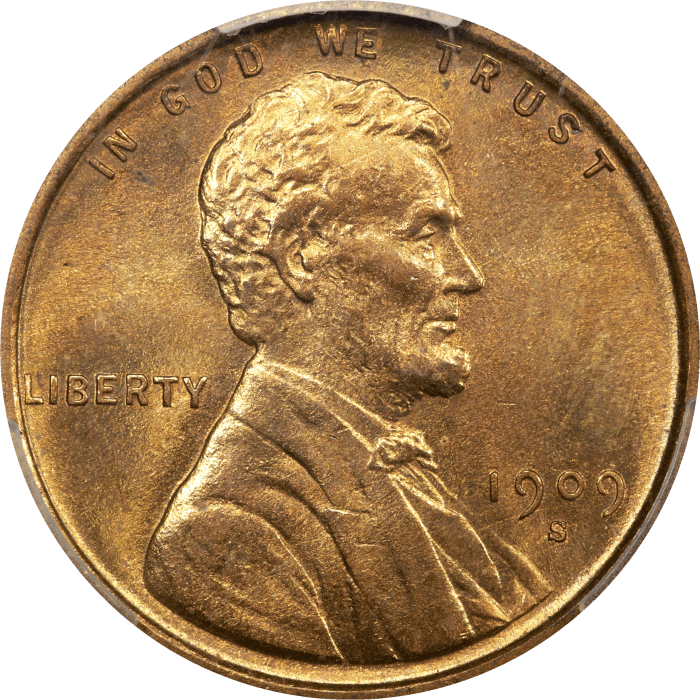 1909-S VDB Lincoln Cent (1c) OBVERSE Image