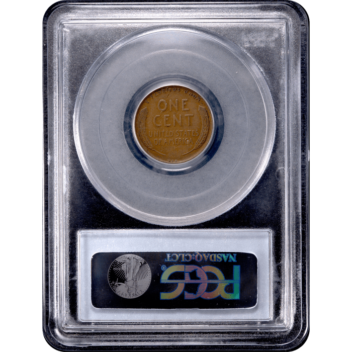 1909-S VDB Lincoln Cent (1c) Reverse Slab Image