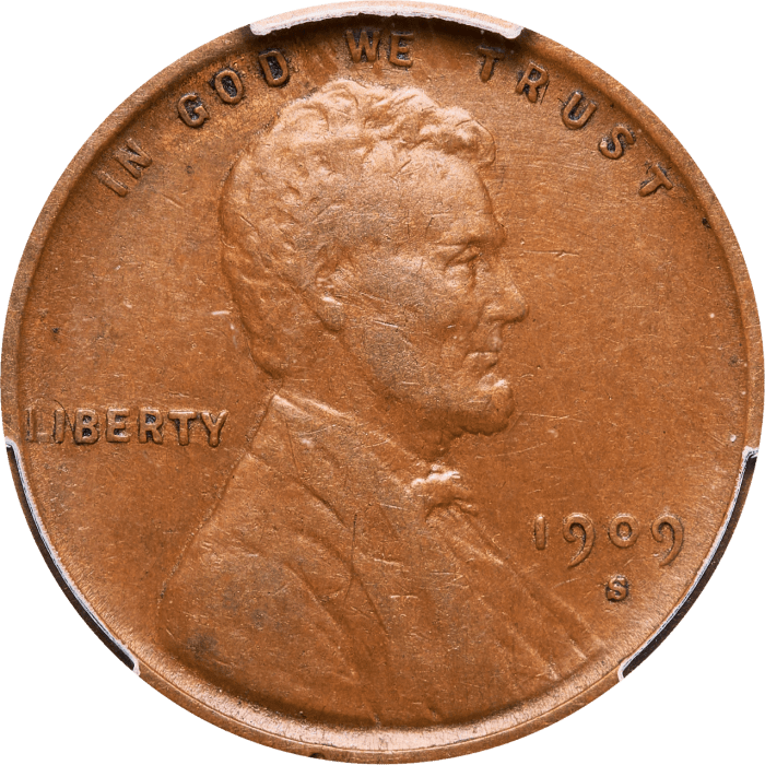 1909-S VDB Lincoln Cent (1c) Obverse Image