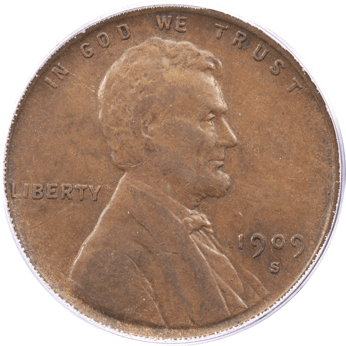 1909-S VDB Lincoln Cent (1c) Obverse Image