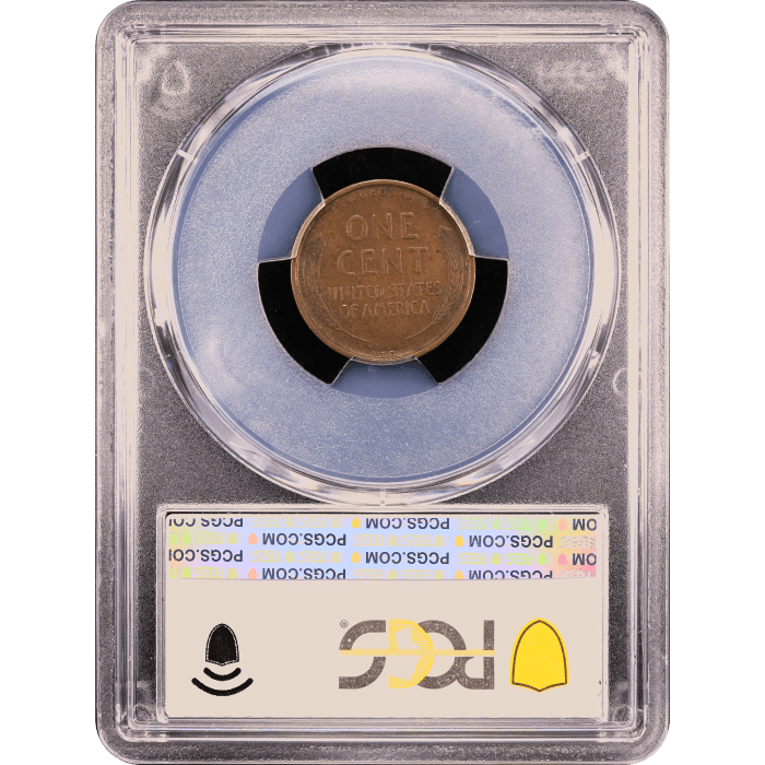 1909-S VDB Lincoln Cent (1c) Reverse Slab Image