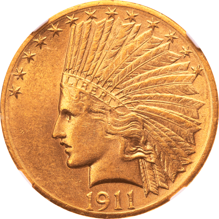 1911-D Indian Gold Eagle ($10) Obverse Image
