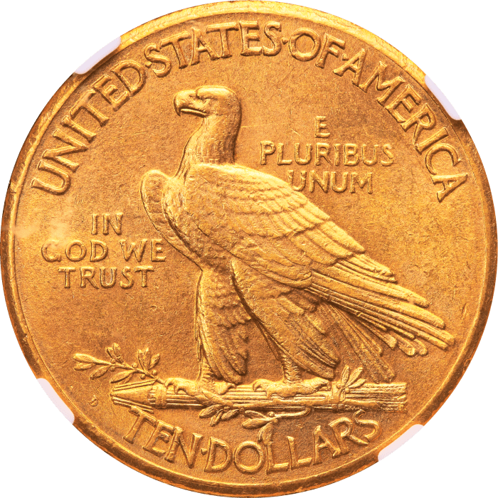 1911-D Indian Gold Eagle ($10) Reverse Image