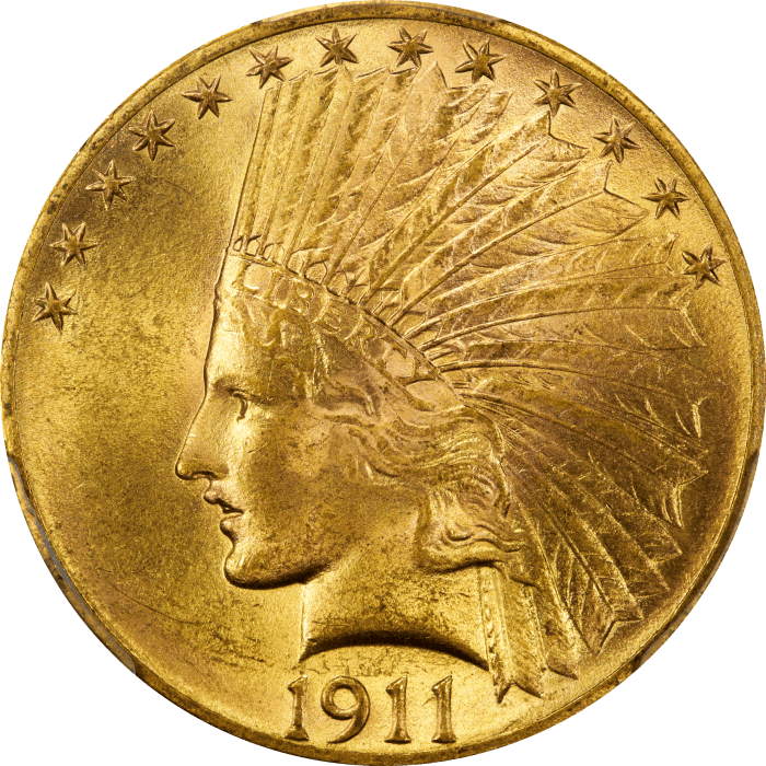 1911 Indian Gold Eagle ($10) OBVERSE Image