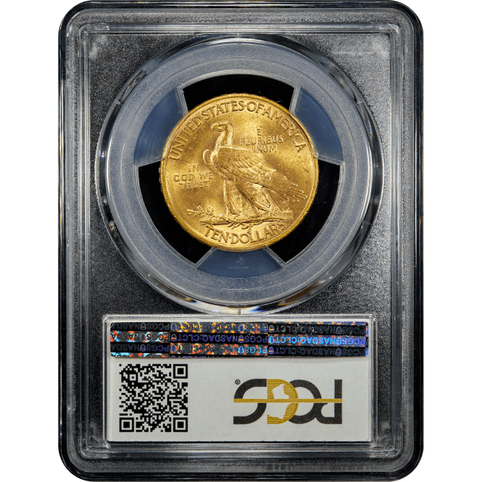1911 Indian Gold Eagle ($10) SLAB Image