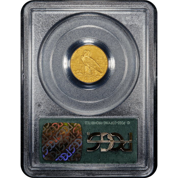 1911 Indian Gold Quarter Eagle ($2.50) OGH SLAB Image